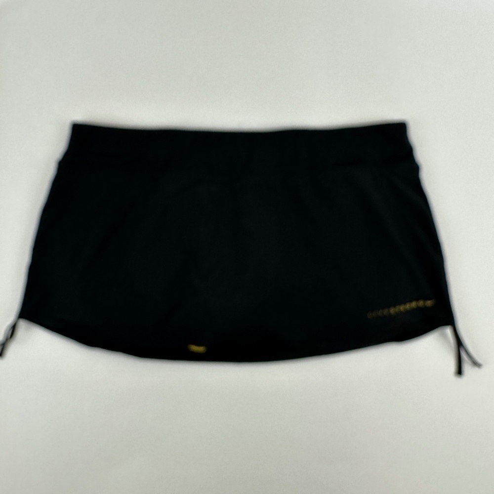 Nike Dri Fit Athletic Skirt Shorts Womens XL Black Yellow Running